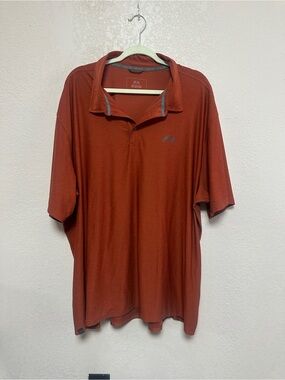 KUIU Men's 4XL Rust Performance Short Sleeve Polo